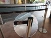 dubai sign display stand crowed control Q stands  Barrier and Queue Up Control System. Queue Up Stand - Crowd control barriers aka Q Stand are sold as portable folding free standing raffle box suggection box feedbak box acrylic products